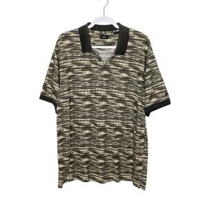 Izod Green Printed Polo Shirt XL